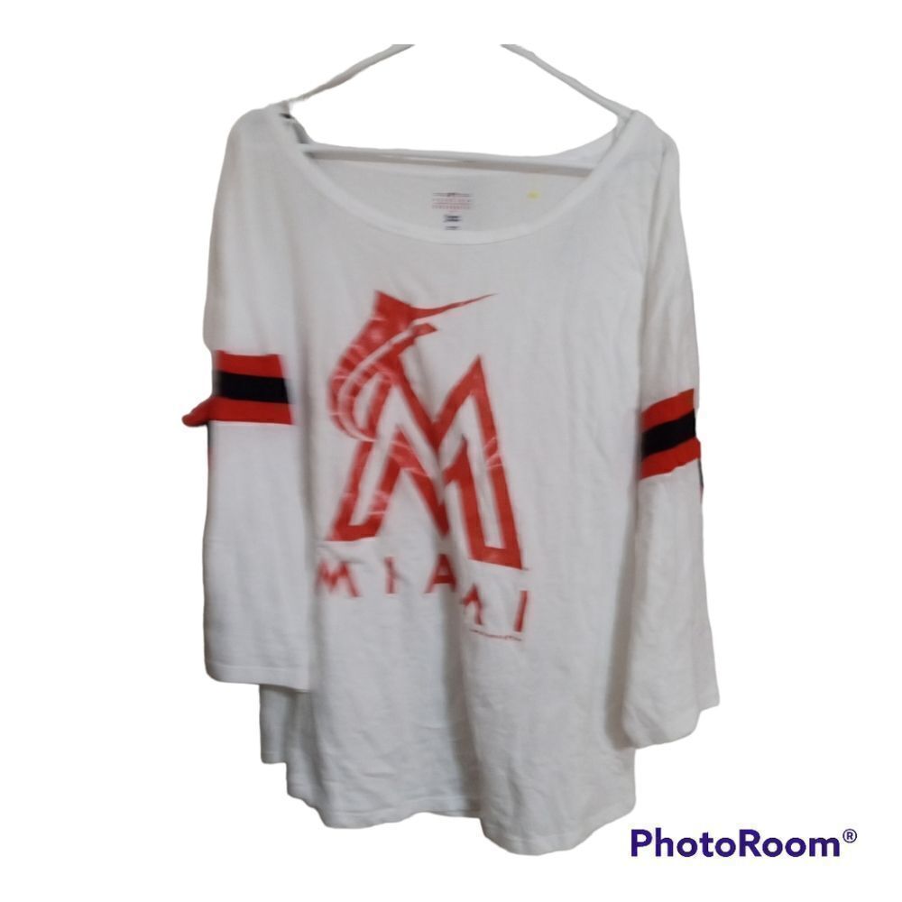 Miami Marlins ladies top 2XL